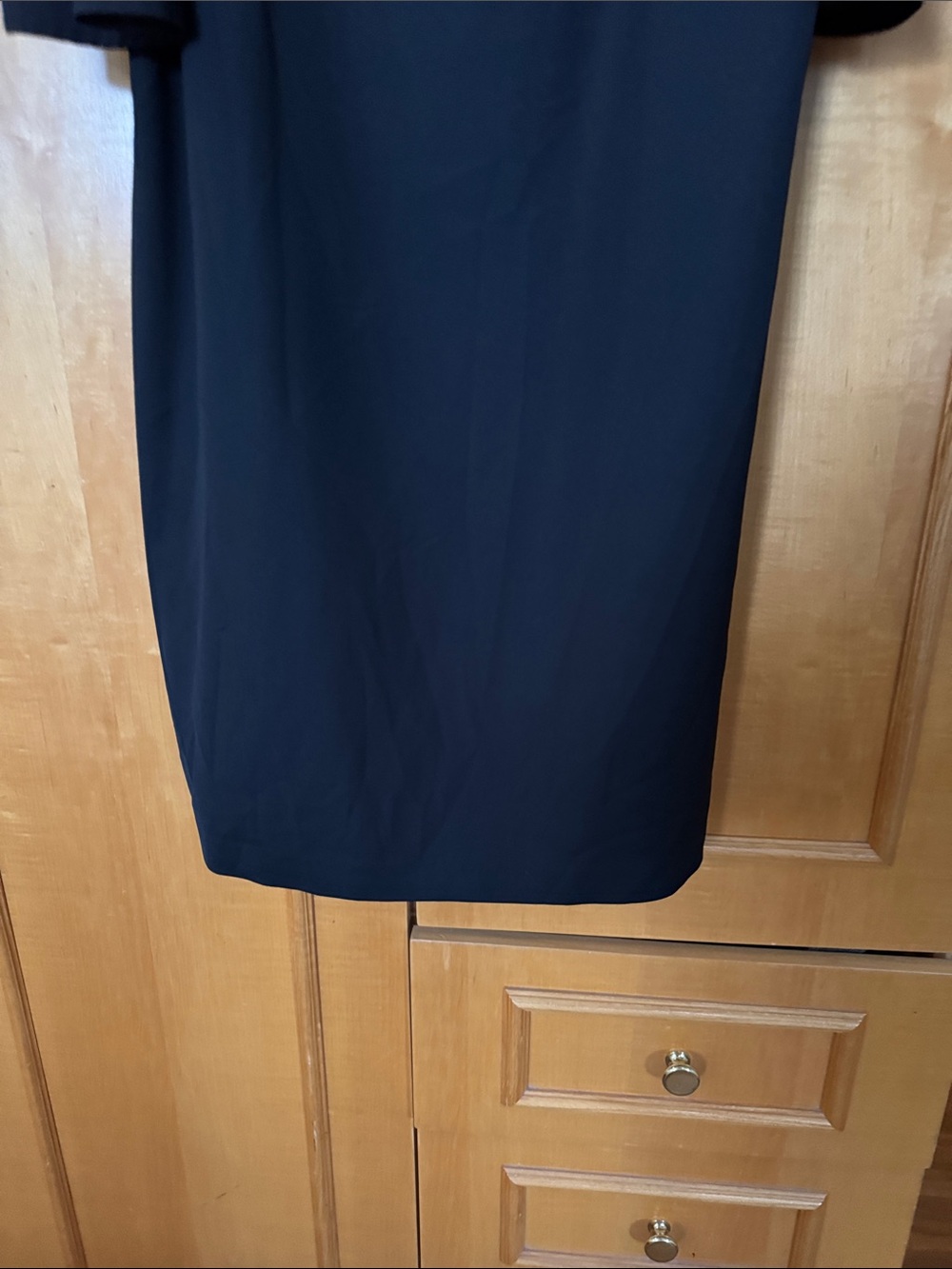 Calvin Klein Black Cold-Shoulder Ruffle Mini Dress - Picture 7 of 12